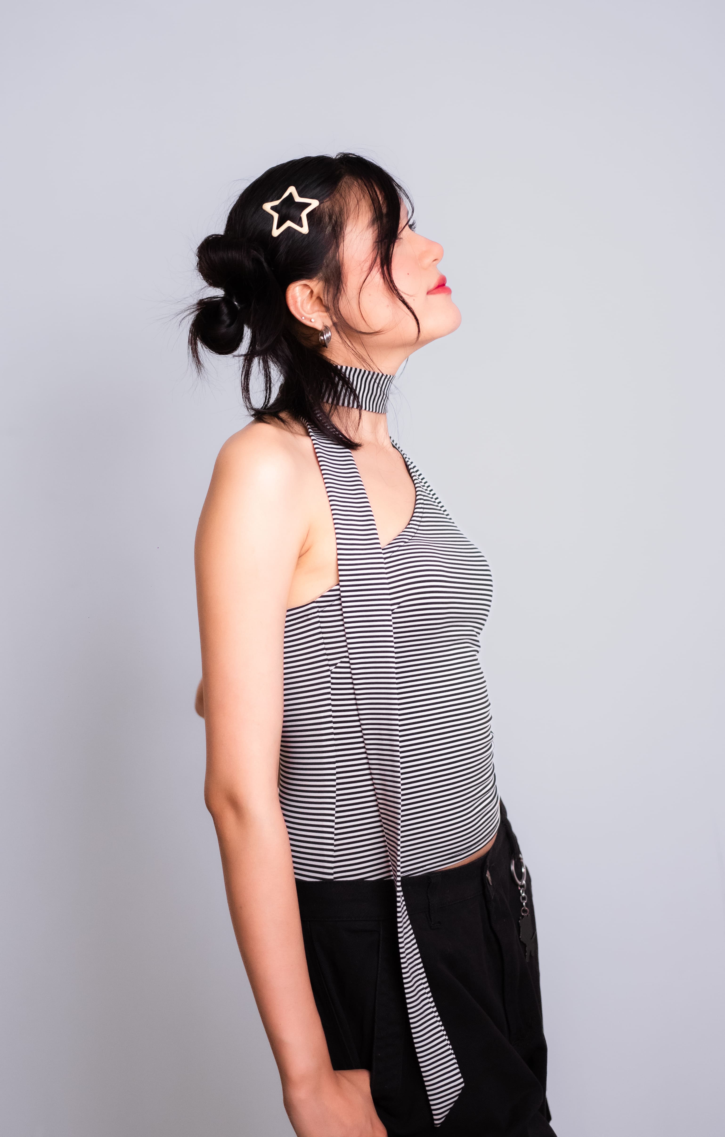 Asymmetrical Scarf Top